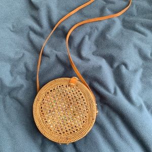 Bali Handwoven Round Rattan Bag (NEW)